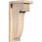 Ekena Millwork Del Monte Smooth Corbel w/Backplate, Douglas Fir, 5 1/2"W x 8"D x 16"H COR06X08X16DEL01SDF - alternate 1